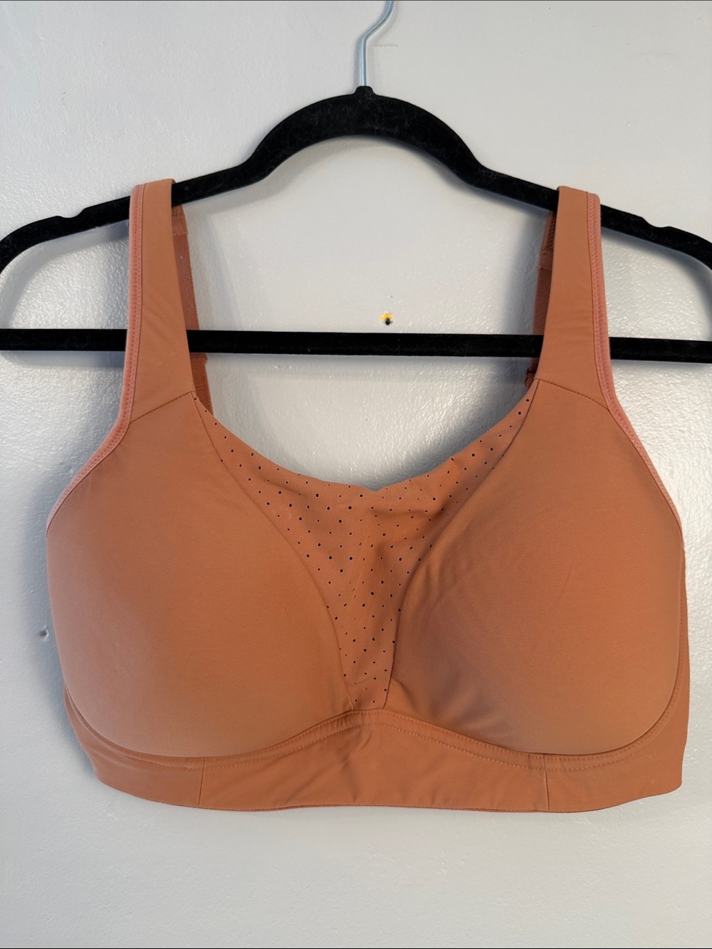 lululemon athletica rust orange Wireless Support Bra size 34E high impact